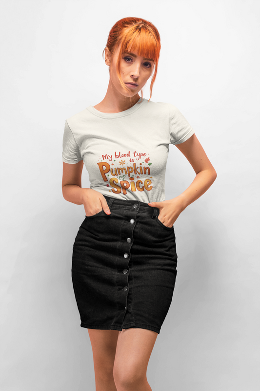 Pumpkin Spice T-Shirt, Funny Fall Tee, Autumn Apparel, Gift for Pumpkin Lovers, Halloween Shirt, Cozy Casual Outfit